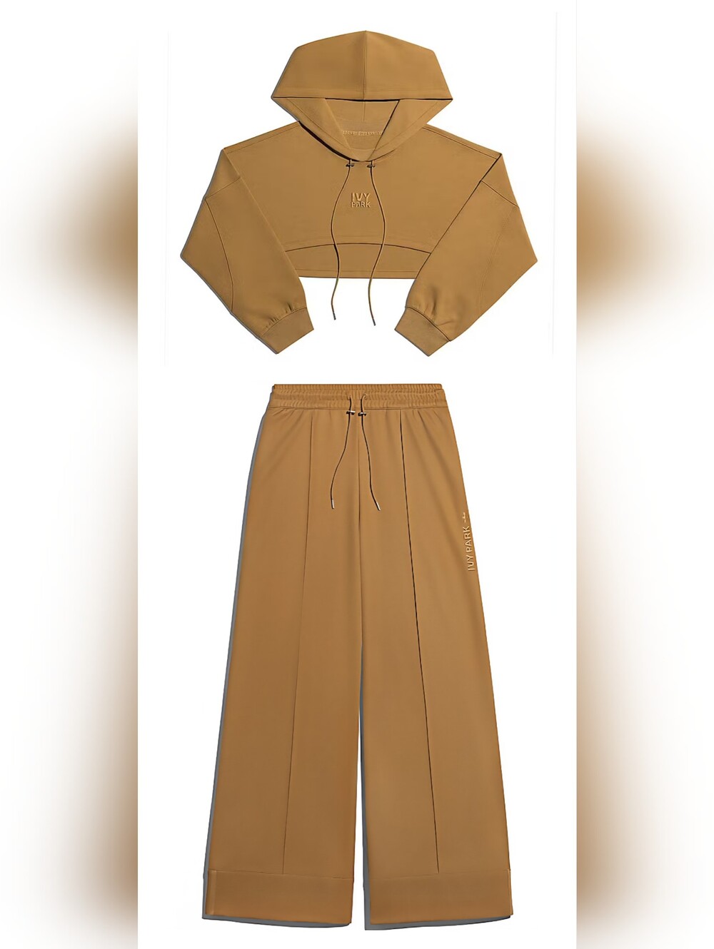 NWT Adidas x Ivy Park Hooded Shrug & Wide-Leg Pants | Mesa